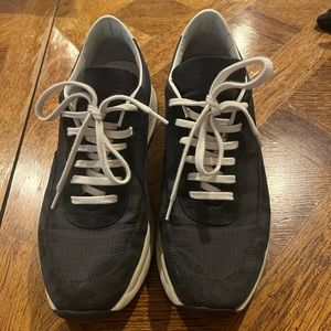 Track 80 Leather-Trimmed Suede and Ripstock Sneakers